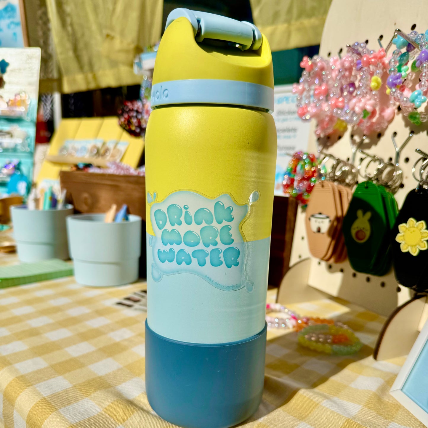 Drink More Water Waterproof Sticker