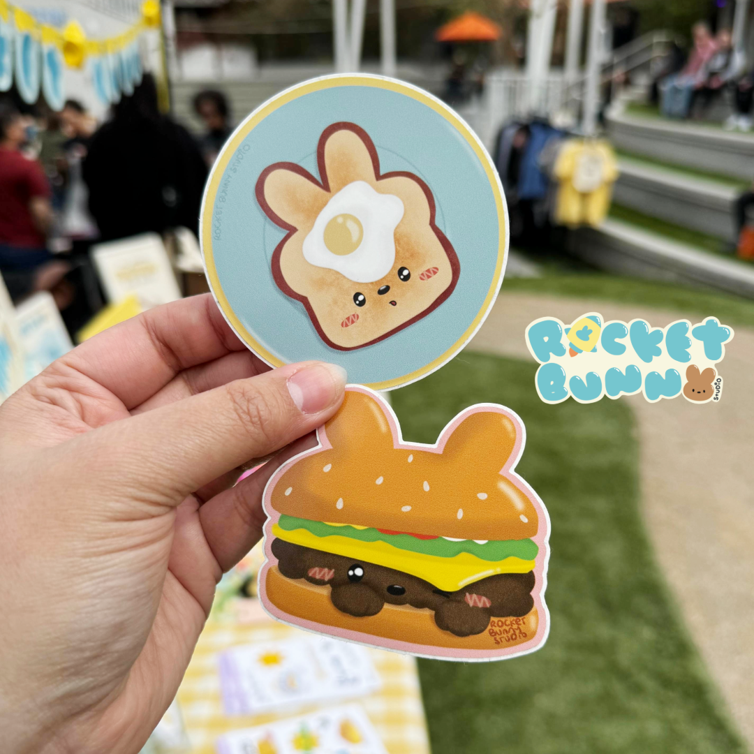 BunPuns - BUN-ny Toast *BiGBuN* Sticker