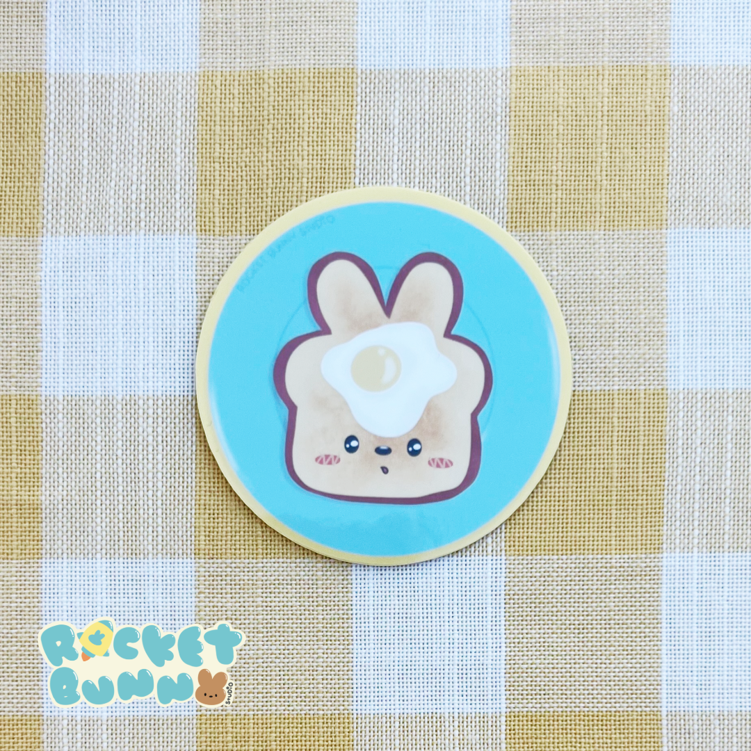 BunPuns - BUN-ny Toast Sticker