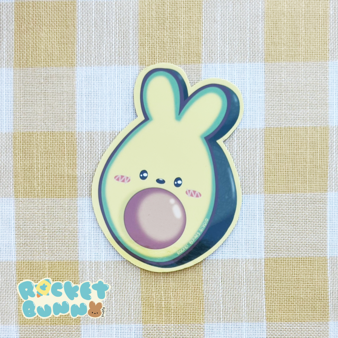 BunPuns - A-BUN-cado Sticker