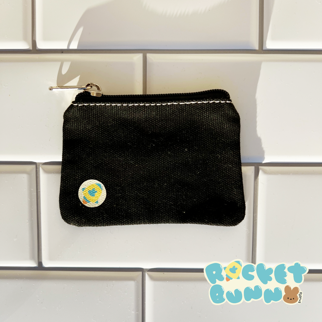 Rainy Day Canvas Coin Purses