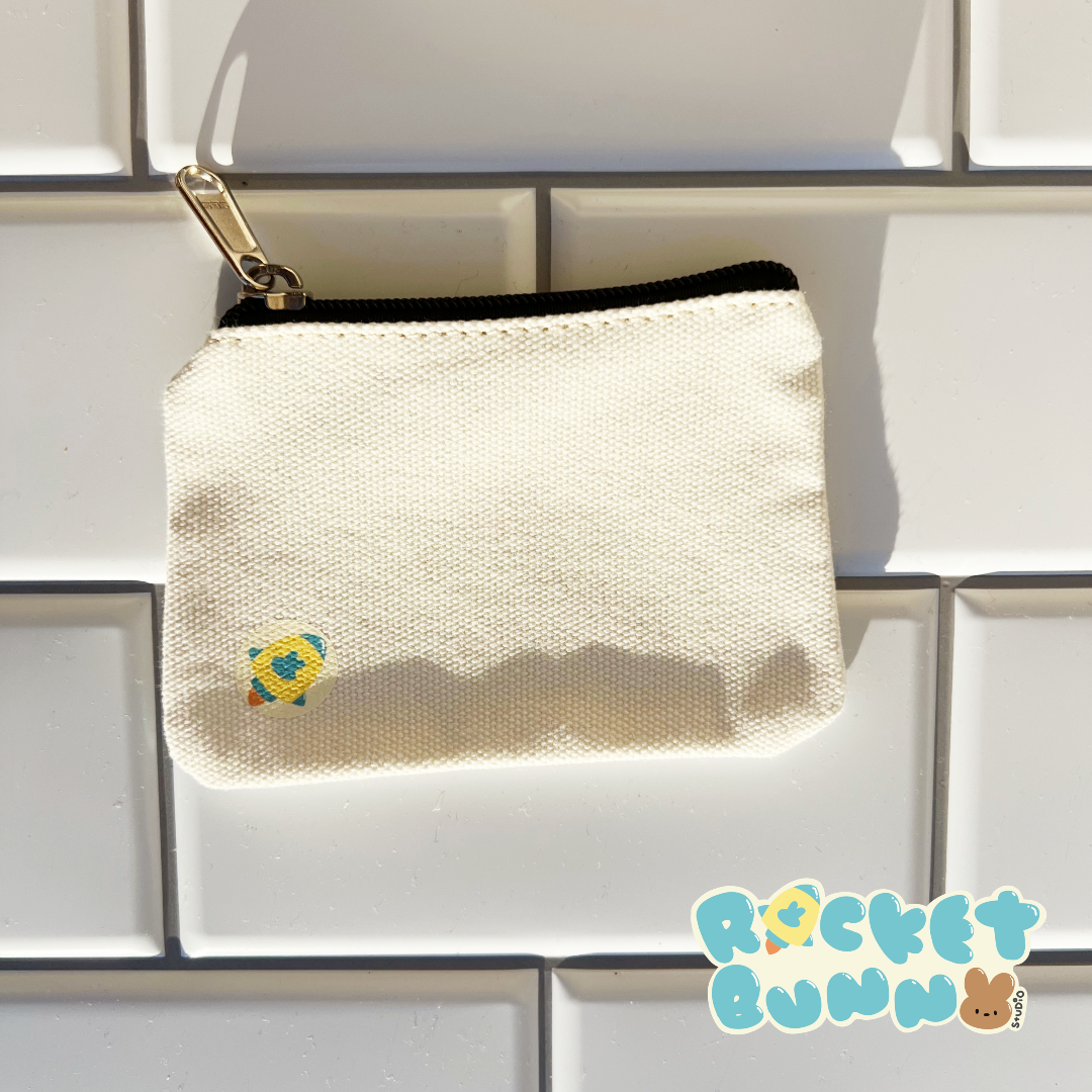 Rainy Day Canvas Coin Purses