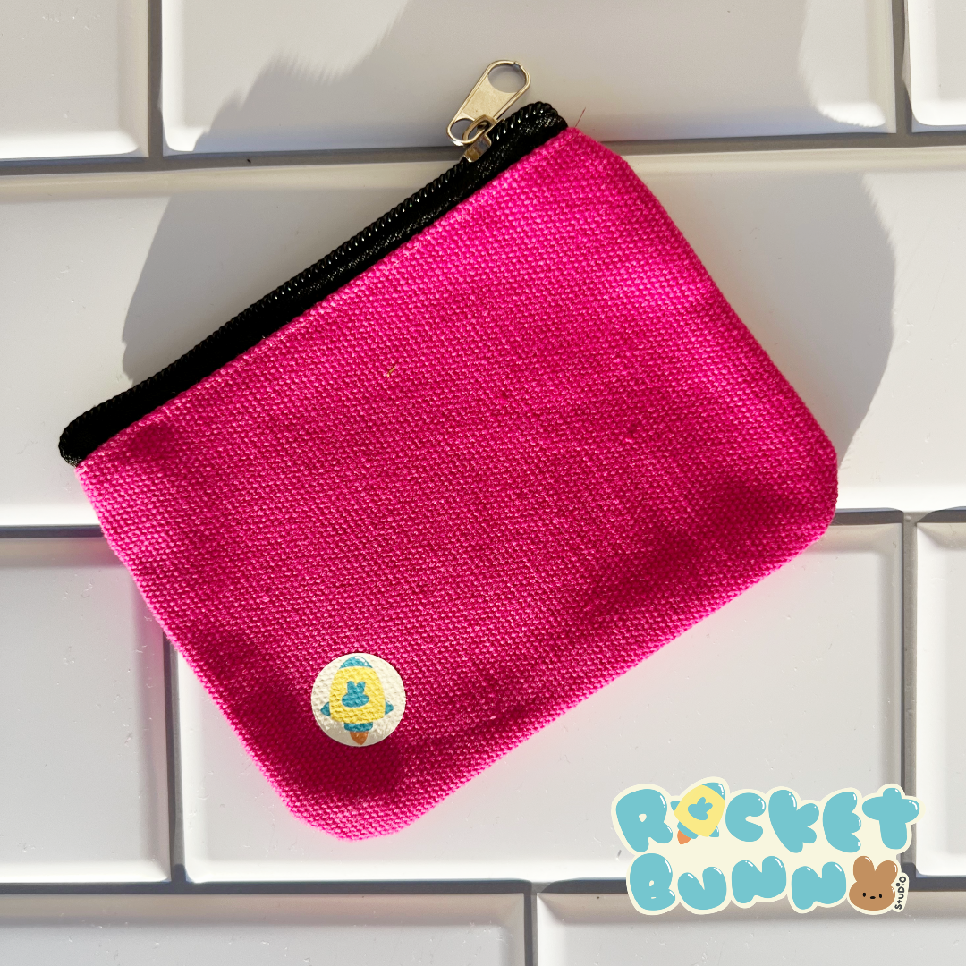 Rainy Day Canvas Coin Purses
