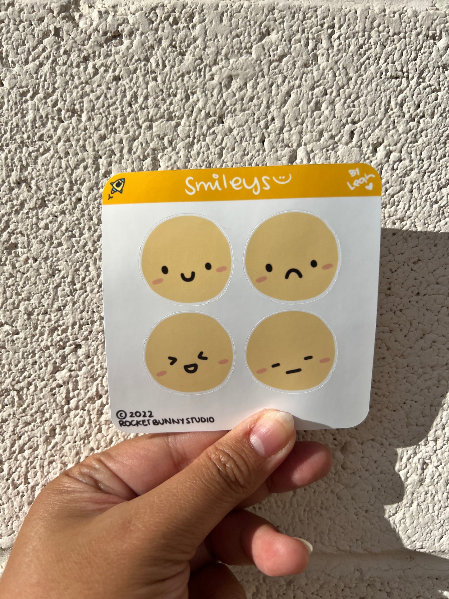Smiley Mini Sticker Sheet