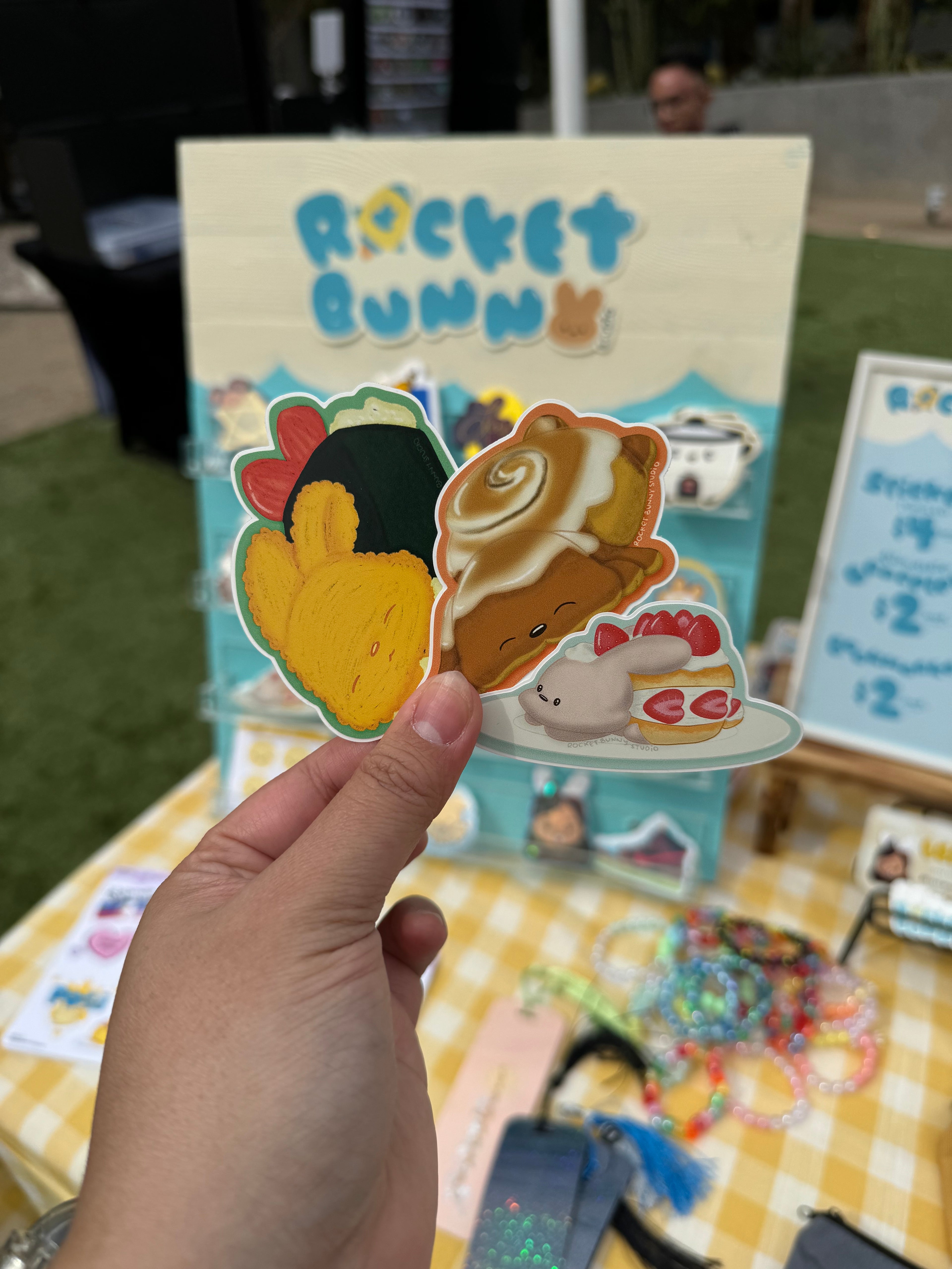 BunPuns - Shrimp BUN-Pura Die-Cut Sticker