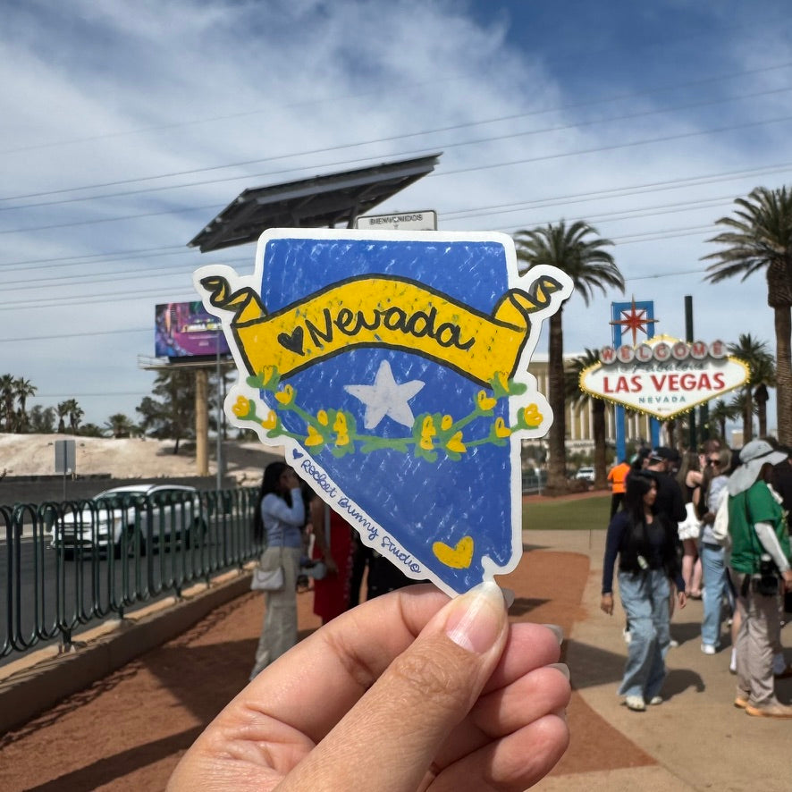 Nevada Die-Cut Waterproof Sticker