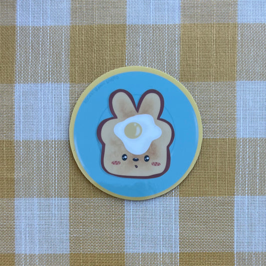 Bunny Toast “Bun Puns” Die-Cut Sticker