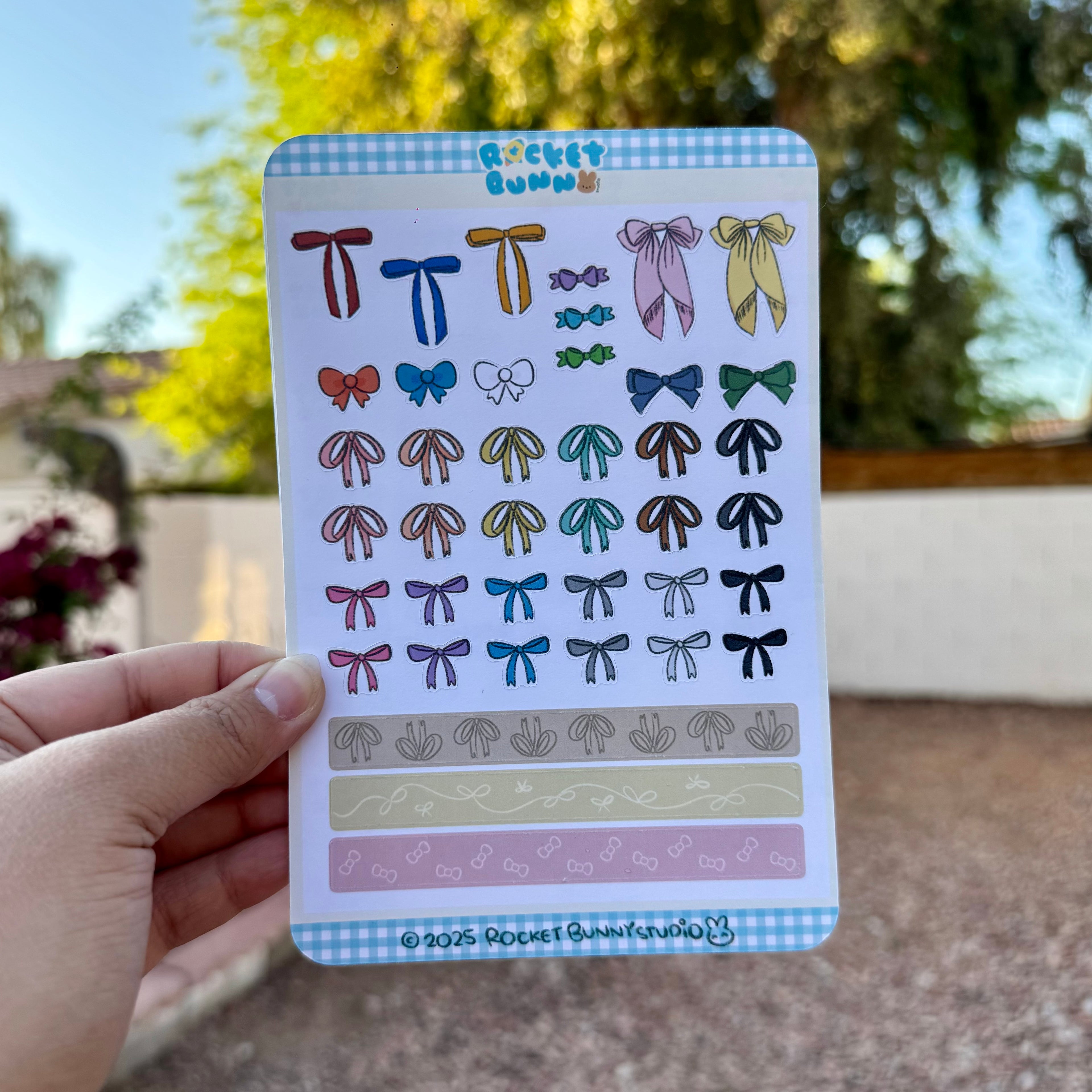 BunBook Sticker Sheets - Ribbons