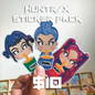 Hungry Huntr/x Girls - Sticker Pack! - Set of 3