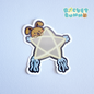 Filipino-American Die-Cut Sticker - Nilla on Parol