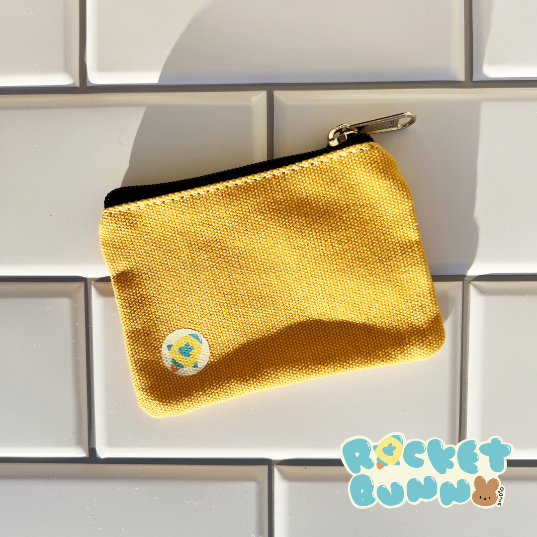 Rainy Day Canvas Coin Purses