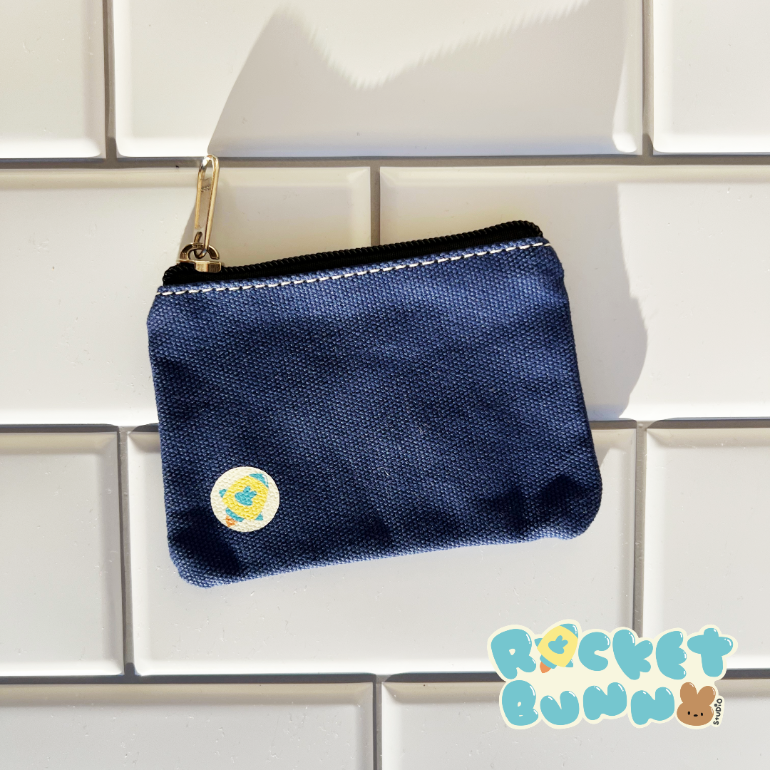 Rainy Day Canvas Coin Purses