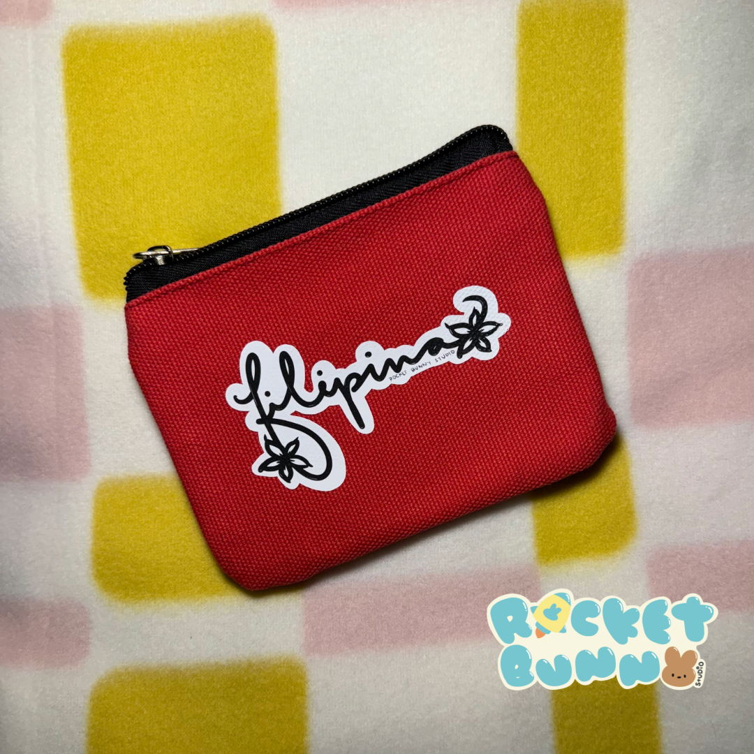 Rainy Day Canvas Coin Purses