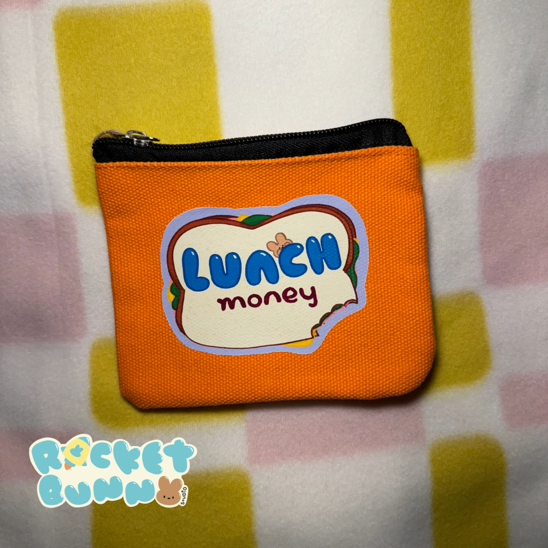 Rainy Day Canvas Coin Purses