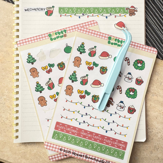 BunBook Sticker Sheets - Christmas