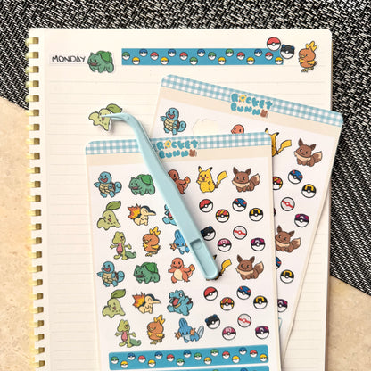 BunBook Sticker Sheets - Pocket Starters