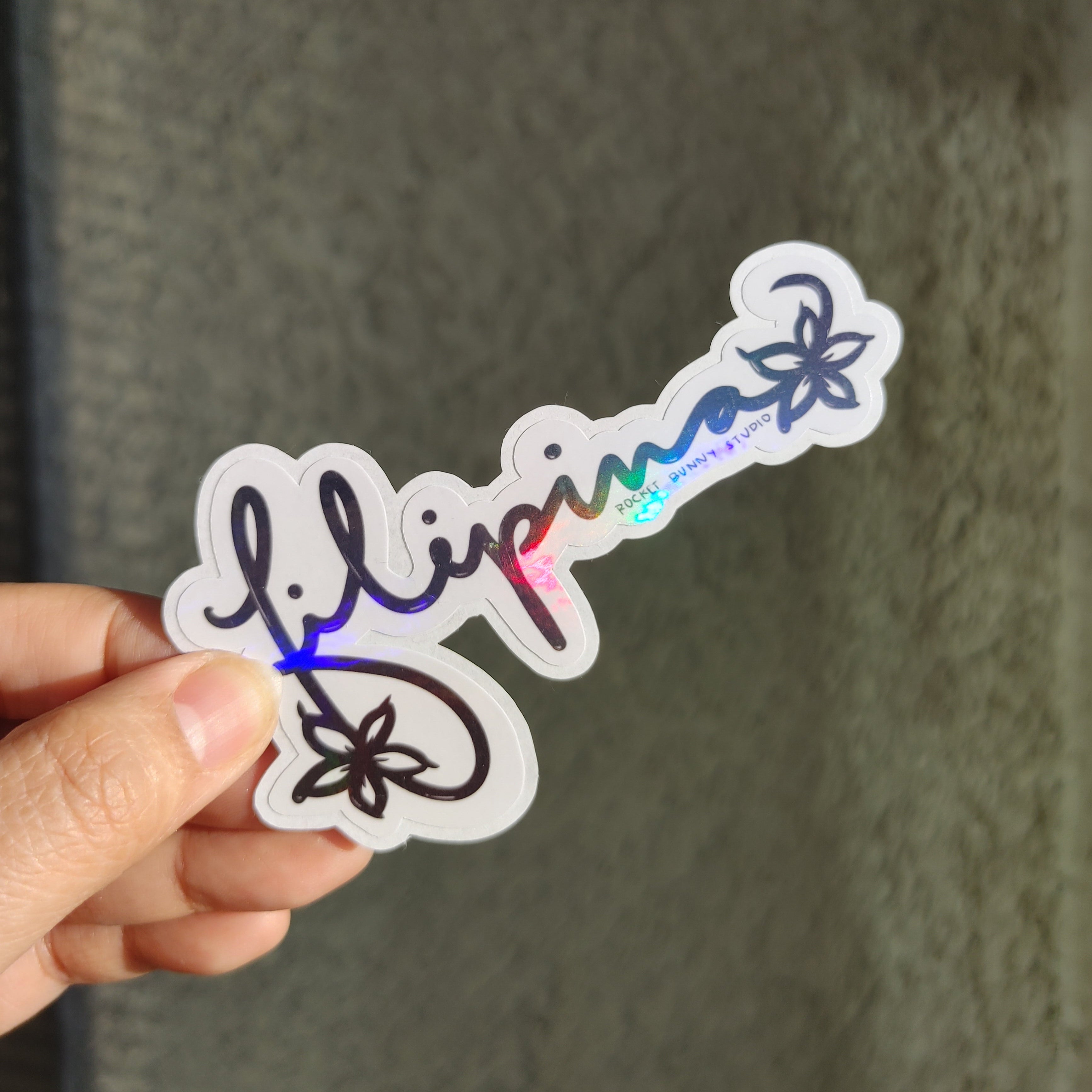 Filipino-American Die-Cut Sticker - Filipina
