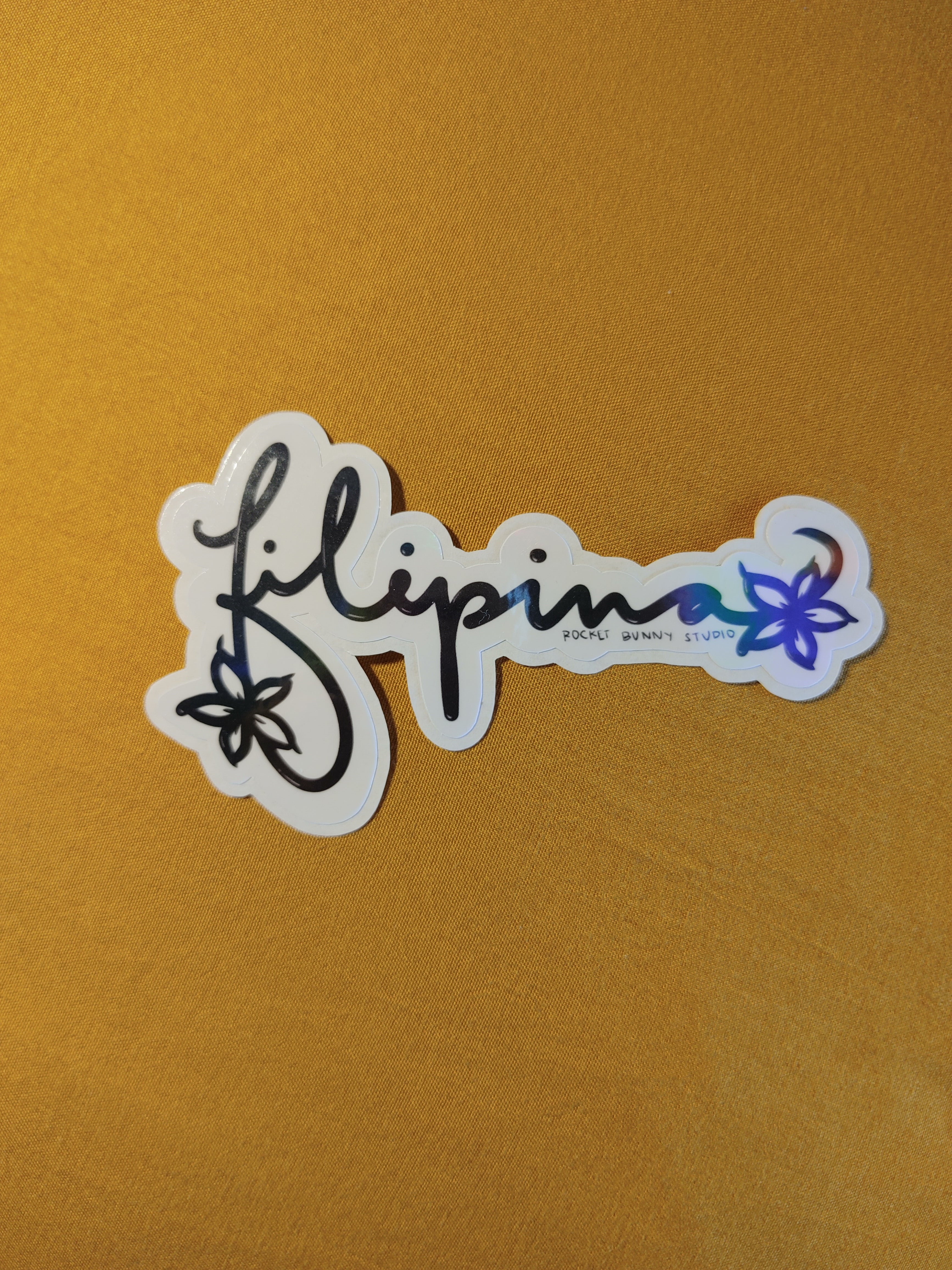 Filipino-American Die-Cut Sticker - Filipina