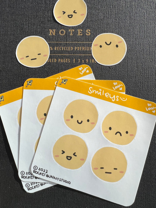 Smiley Mini Sticker Sheet