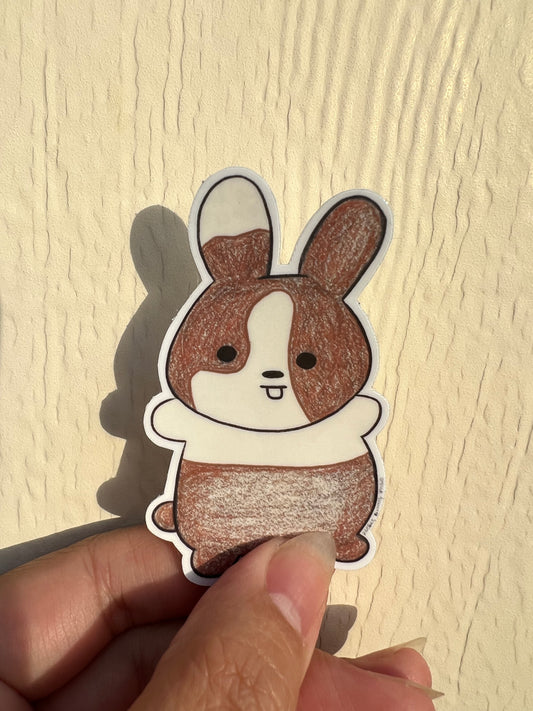 Pudge Bun Die-Cut Sticker