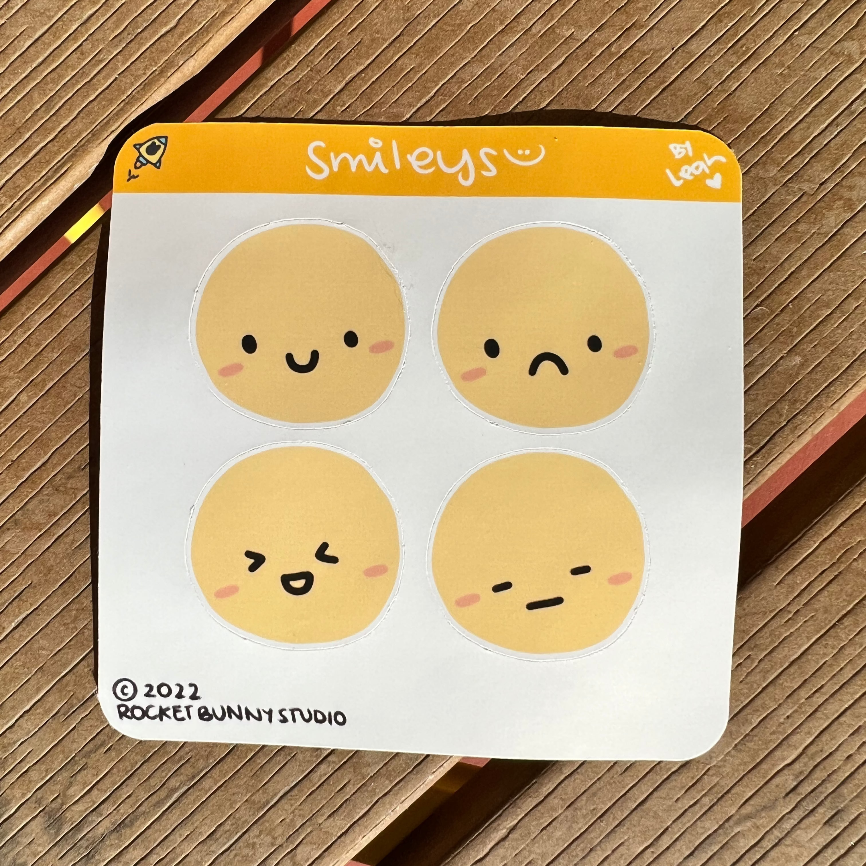 Smiley Mini Sticker Sheet