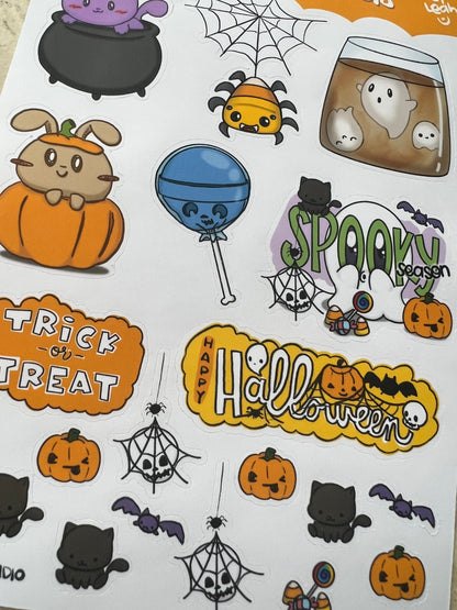 Spooky Friends Sticker Sheet