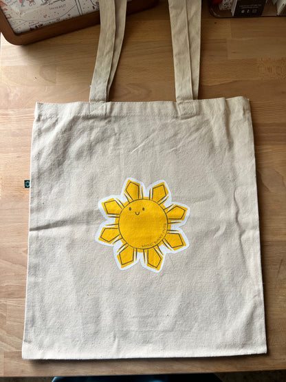 Filipino-American Recycled Canvas Tote Bag