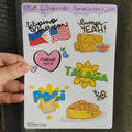 Filipino-American Matte Sticker Sheets